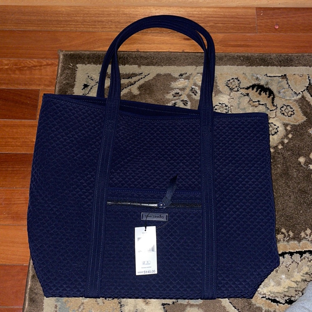 Navy blue Vera tote bag. BRAND NEW